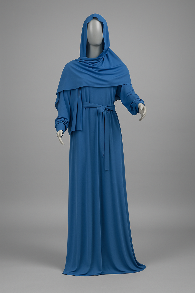 Raha 3 Piece Abaya (Royal Blue) Ships by 9/13