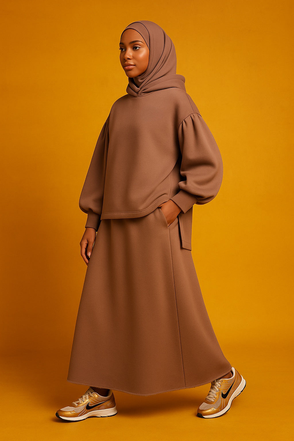 Fahima Sweatsuit Mocha