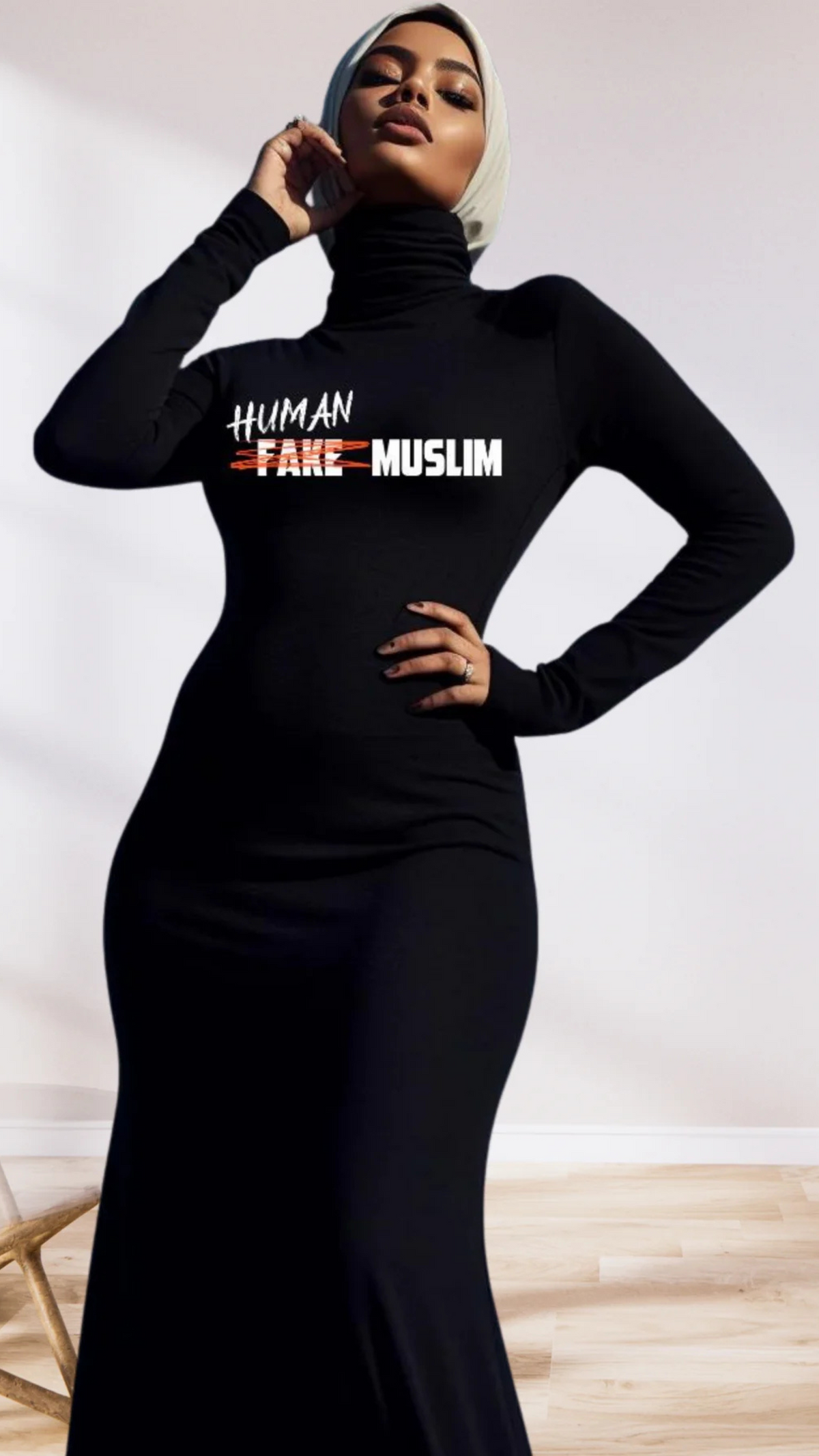 Human Muslim Abaya