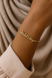 “Halal Vibez” Gold Plated Bracelet