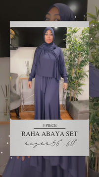 Raha Semi Swing Abaya Set